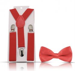 TIR-5101 - Tirante Unicolor Con Lazo - Rojo