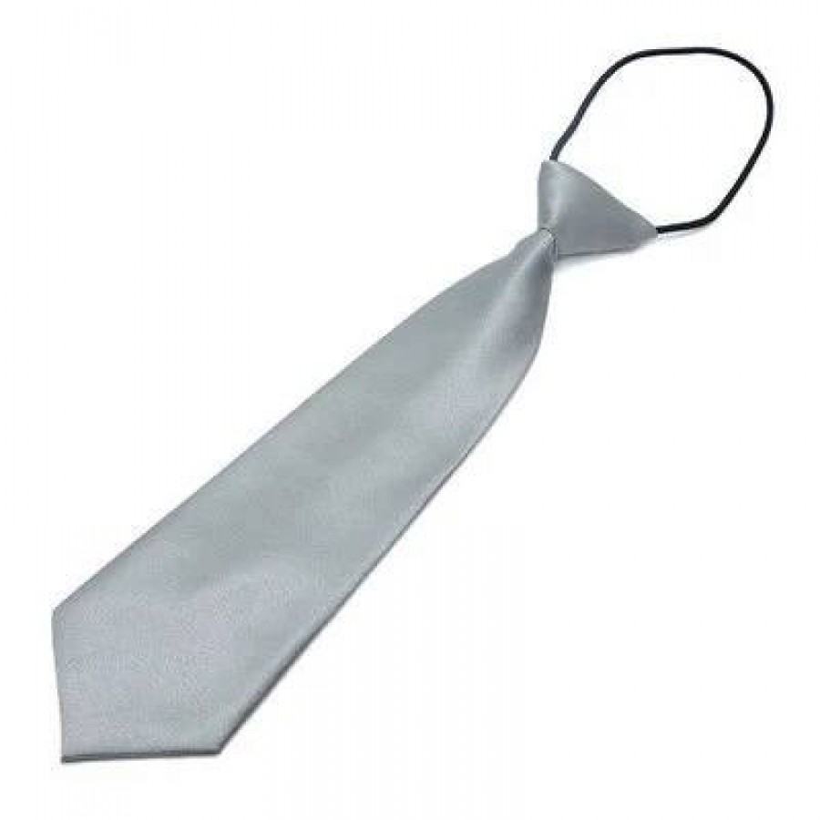 COR-2602 - Corbata Niño Gris 26cm