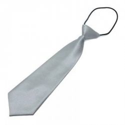 COR-2602 - Corbata Niño Gris 26cm
