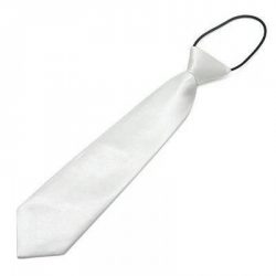 COR-2604 - Corbata Niño Blanco 26cm