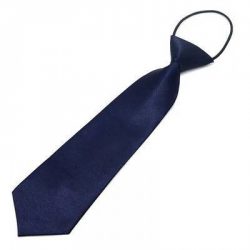 COR-2608 - Corbata Niño Azul Marino 26cm