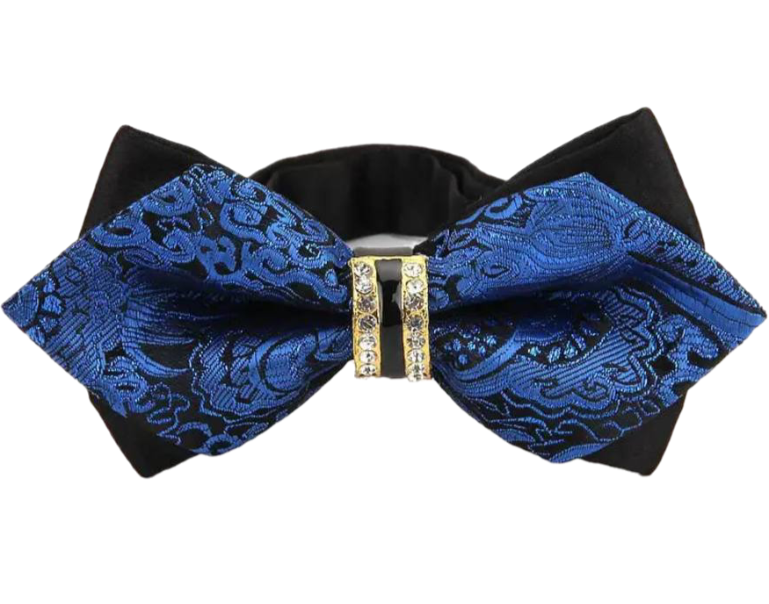 LAZ-3208 - Lazo Caballero Con Anillo Azul