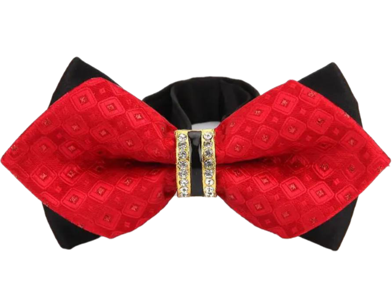 LAZ-3203 - Lazo Caballero Con Anillo Rojo