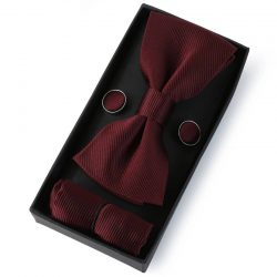 BOX-6011 - Box Lazo Juntas y Pañuelo Vinotinto