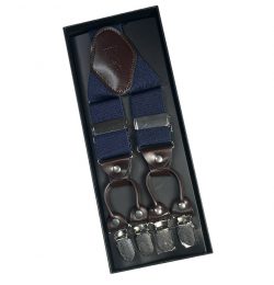 TIR-5006 - Tirante Unicolor Azul Marino Caballero