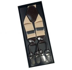 TIR-5005 - Tirante Unicolor Beige Caballero