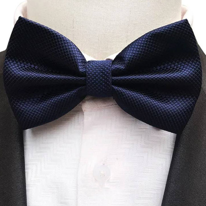 LAZ-3003 - Lazo Unicolor Azul Marino Caballero