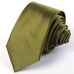 COR-0607 - Corbata Unicolor Verde Lisa 6cm