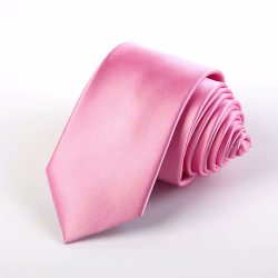 COR-0601 - Corbata Unicolor Rosado Lisa 6cm