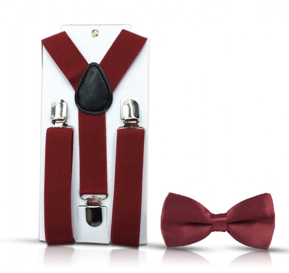 TIR-5103 - Tirante Unicolor Con Lazo - Vinotinto