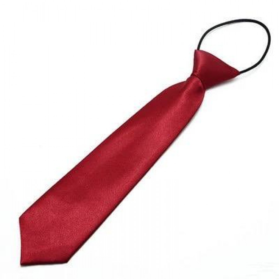 COR-2605 - Corbata Niño Vinotinto 26cm