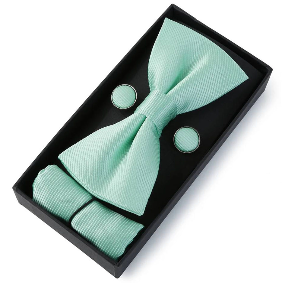 BOX-6001 - Box Lazo Juntas y Pañuelo Verde Claro