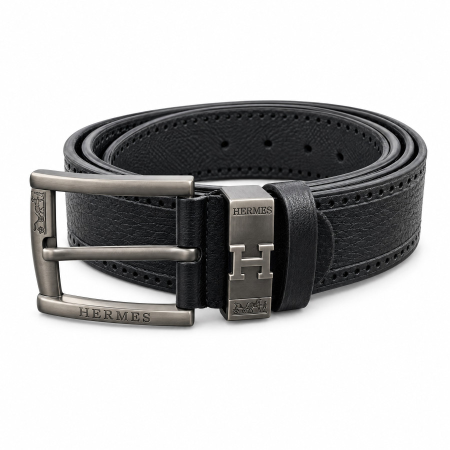 BA-23 - Correa Caballero Hermes (12 Piezas) Negro